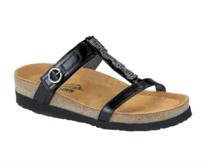 Women's Malibu Sandal In Black Madras