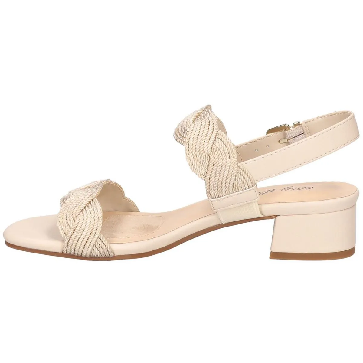 Womens Man Made Woven Ankle Strap