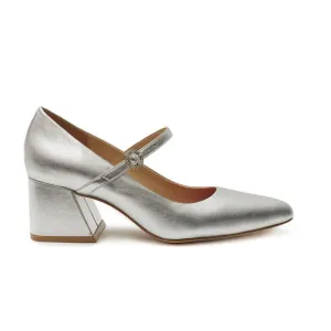 Women's Mary Janes Shoes In Silver