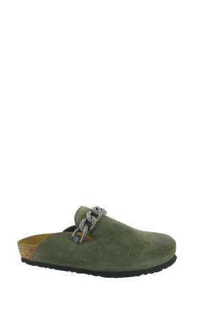 Women's Memphis Clog In Oily Olive