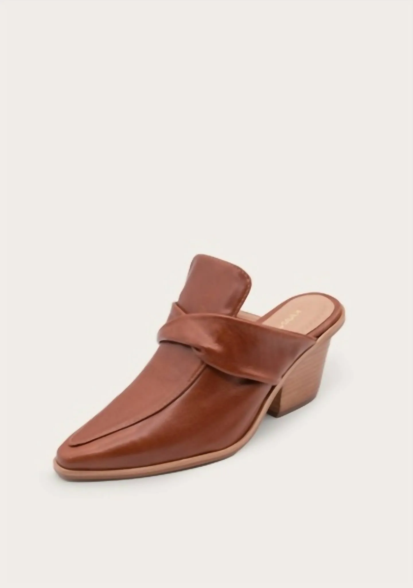 Women's Meridiana Distressed Loafer Mule In Toffee