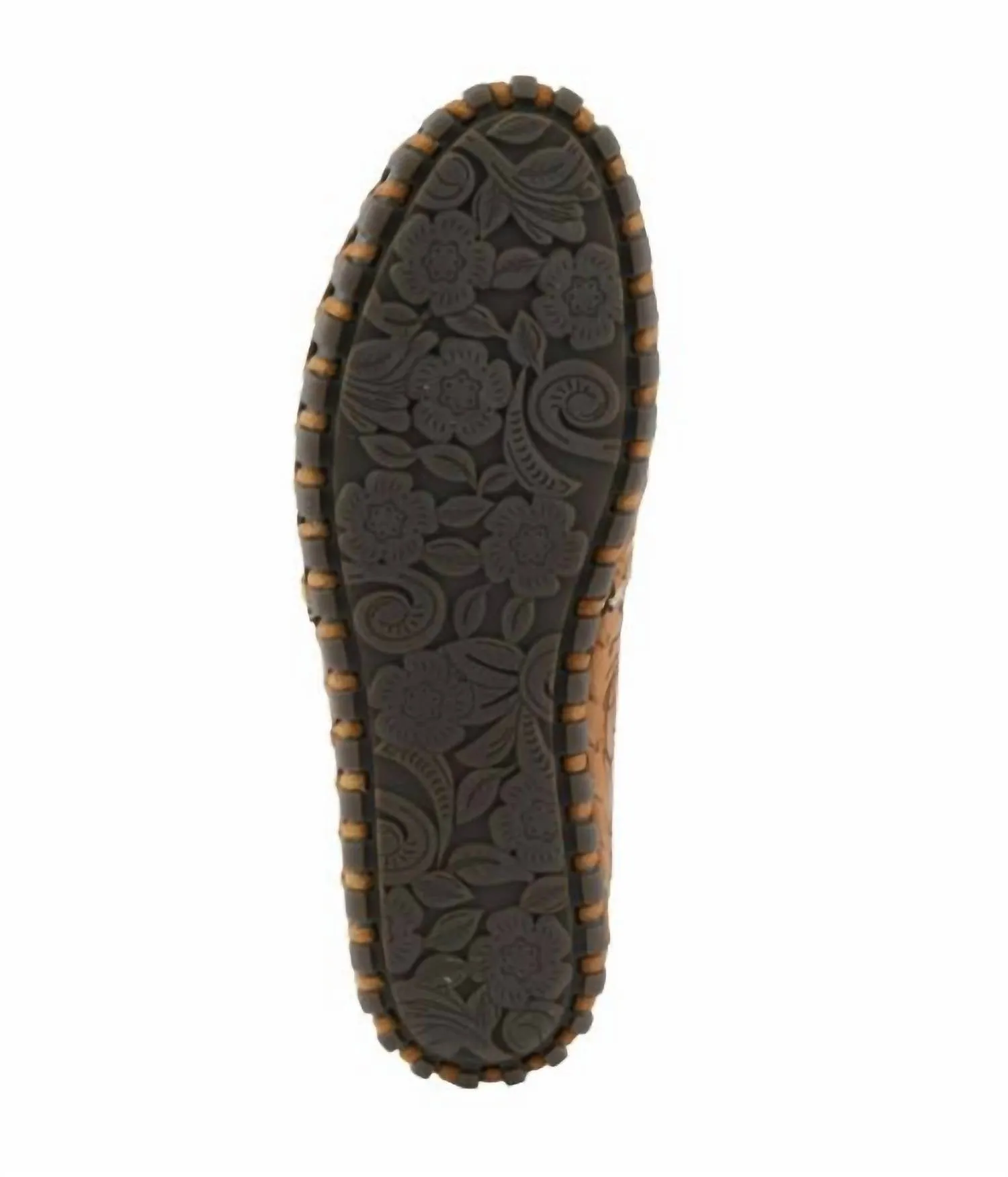 Women's Modesty Moccasin Loafer In Camel-Multi