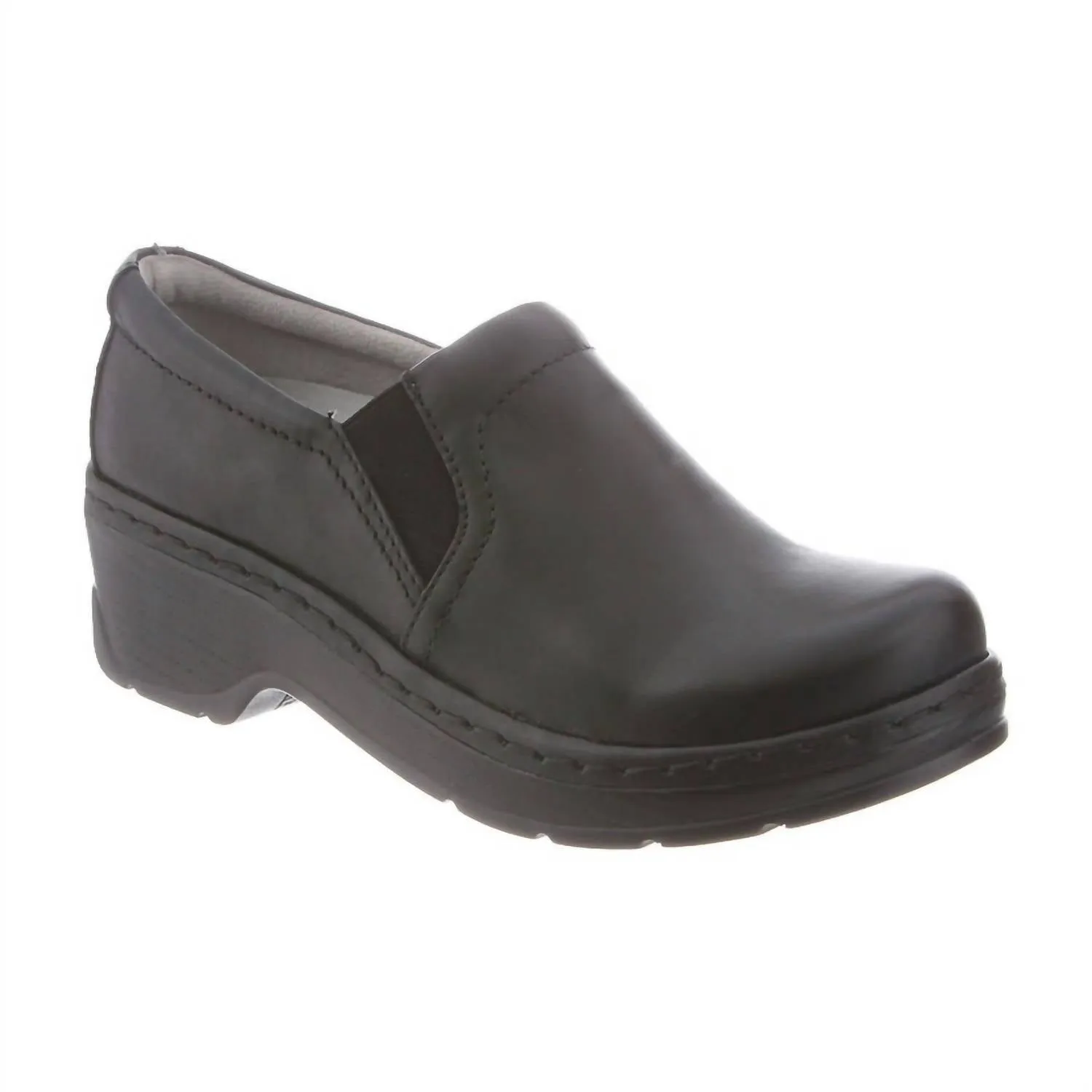 Women's Naples Slip Resistant Work Clogs In Black
