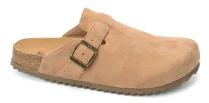 Women's One For The Books Mule In Faux Camel Suede