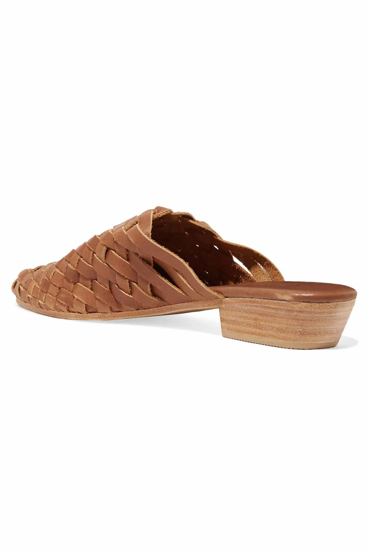 Women's Paris Woven Mules In Tan