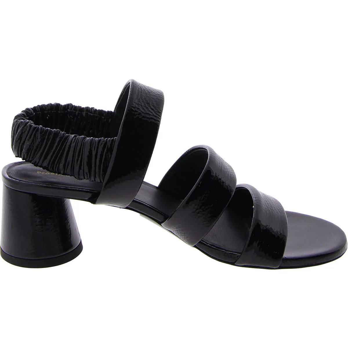 Womens Patent Leather Slip On Heels