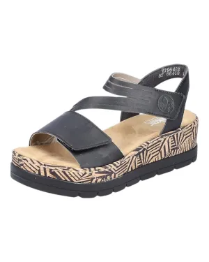 Women's Platform Sandals In Black