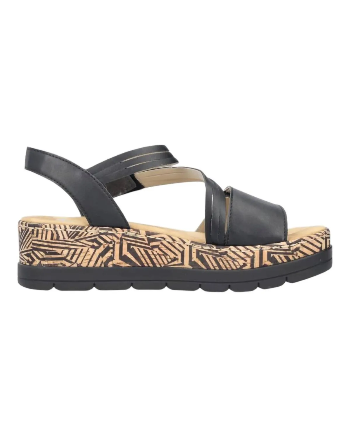 Women's Platform Sandals In Black