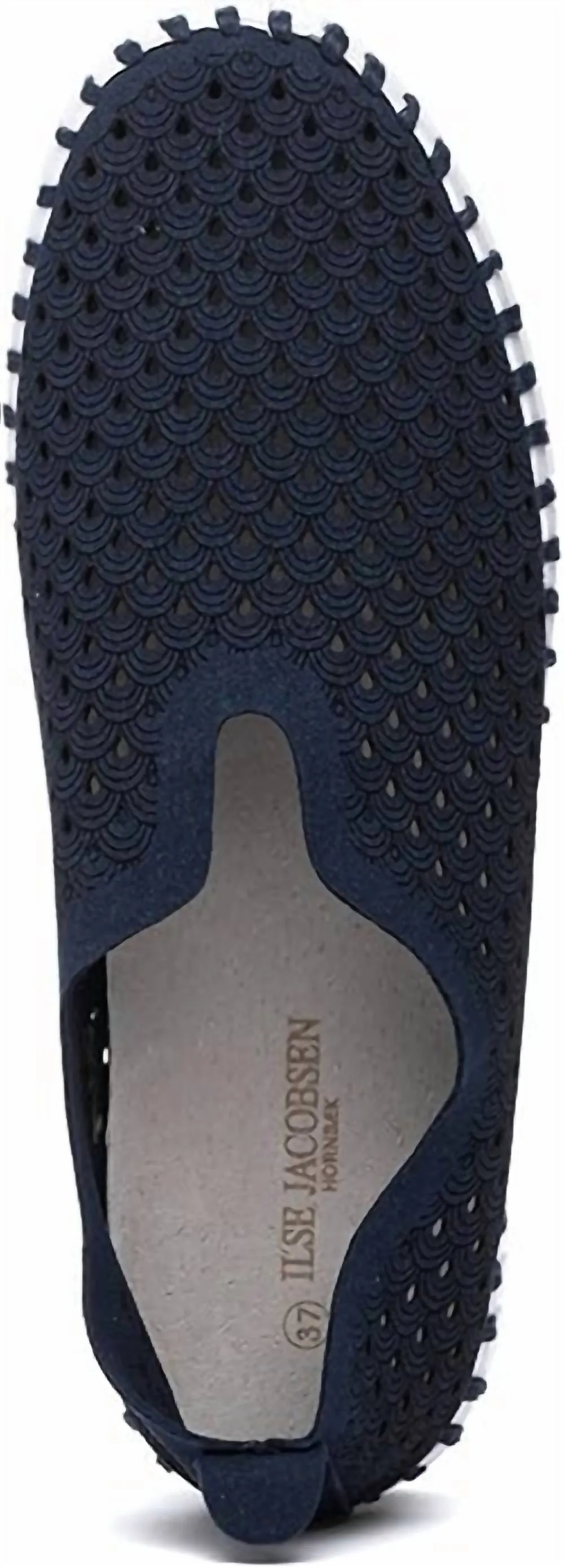 Women's Platform Tulip Slip-On In Dark Indigo