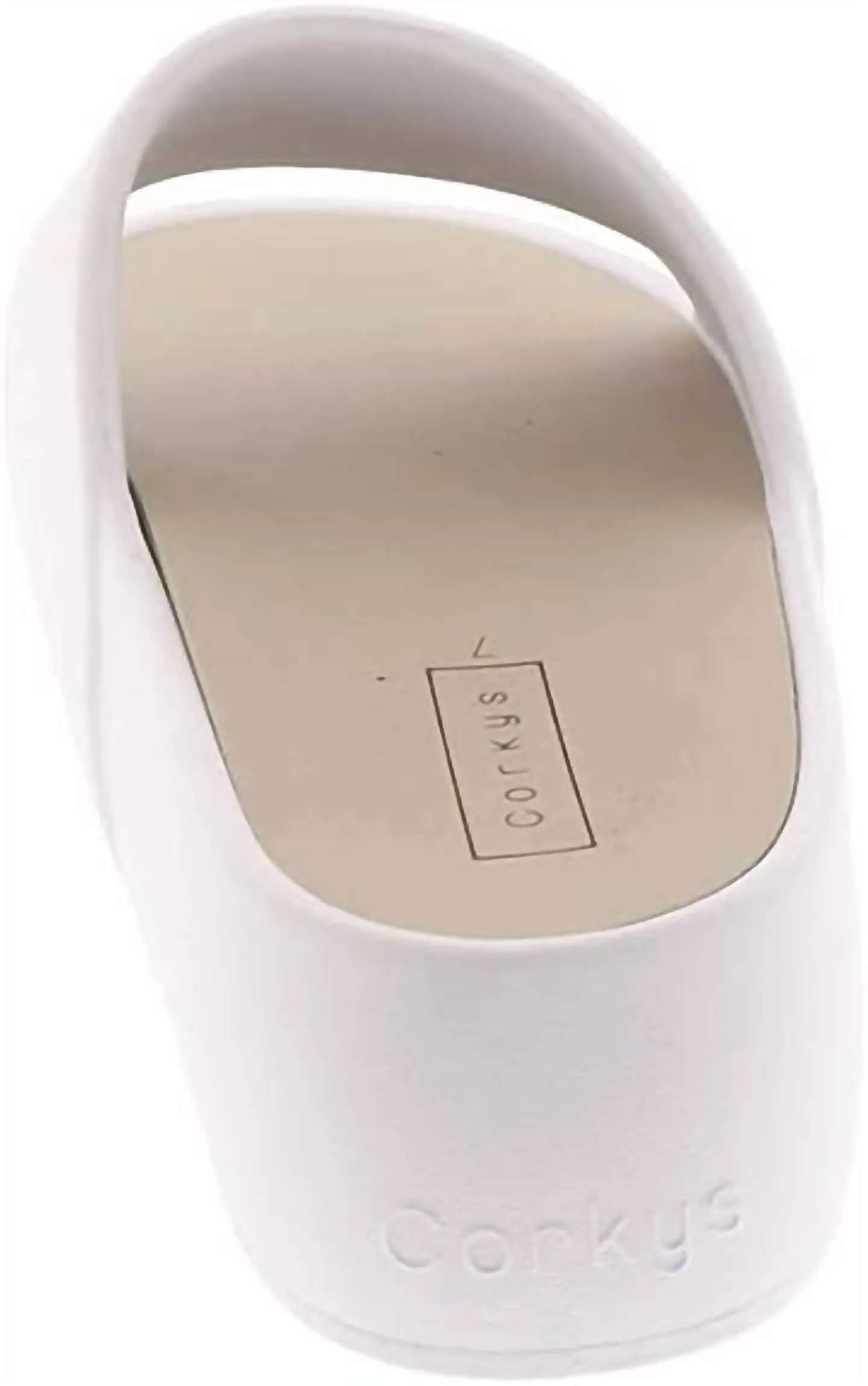 Women's Popscicle Slide Sandal In White