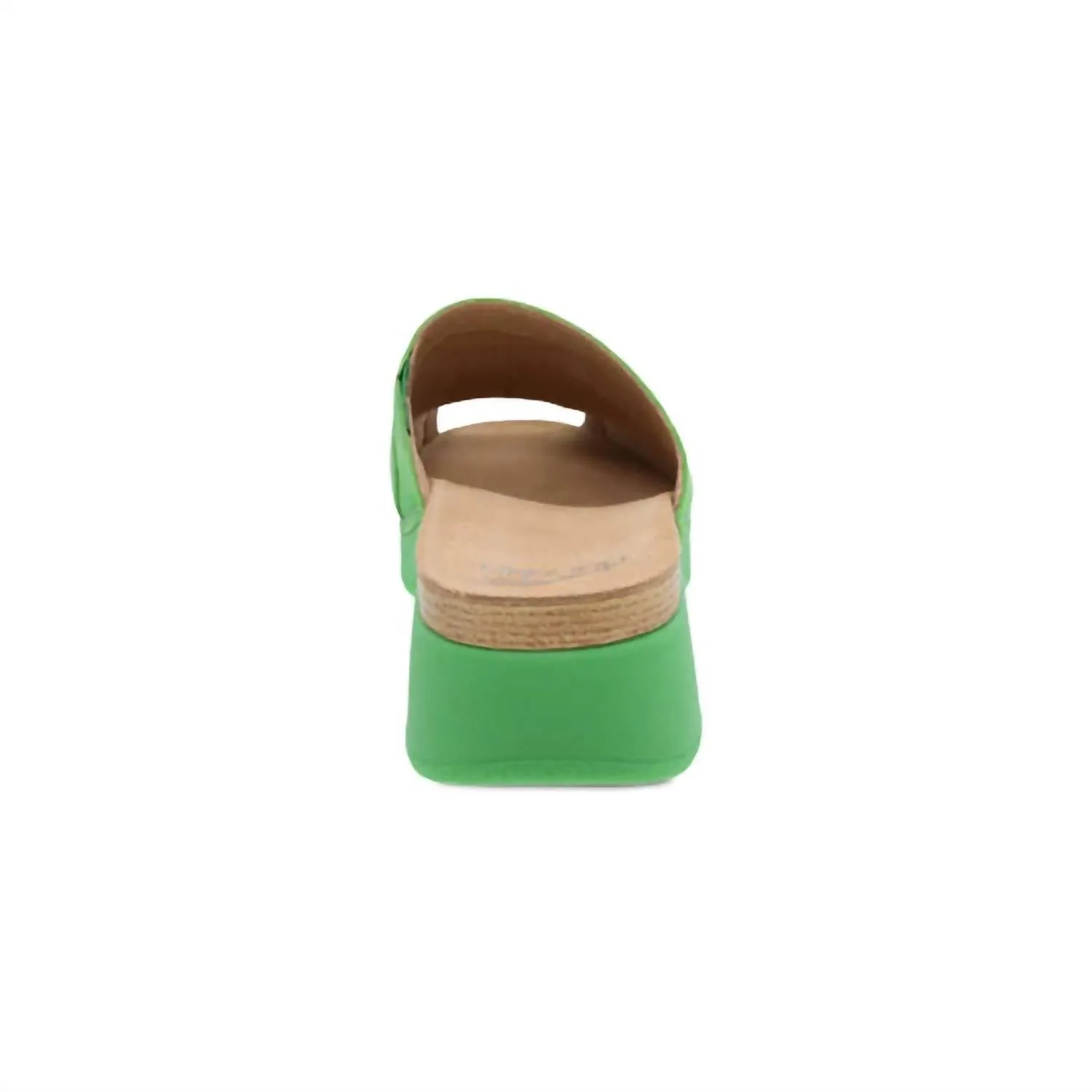 Women's Ravyn Peep Toe Mule In Lime