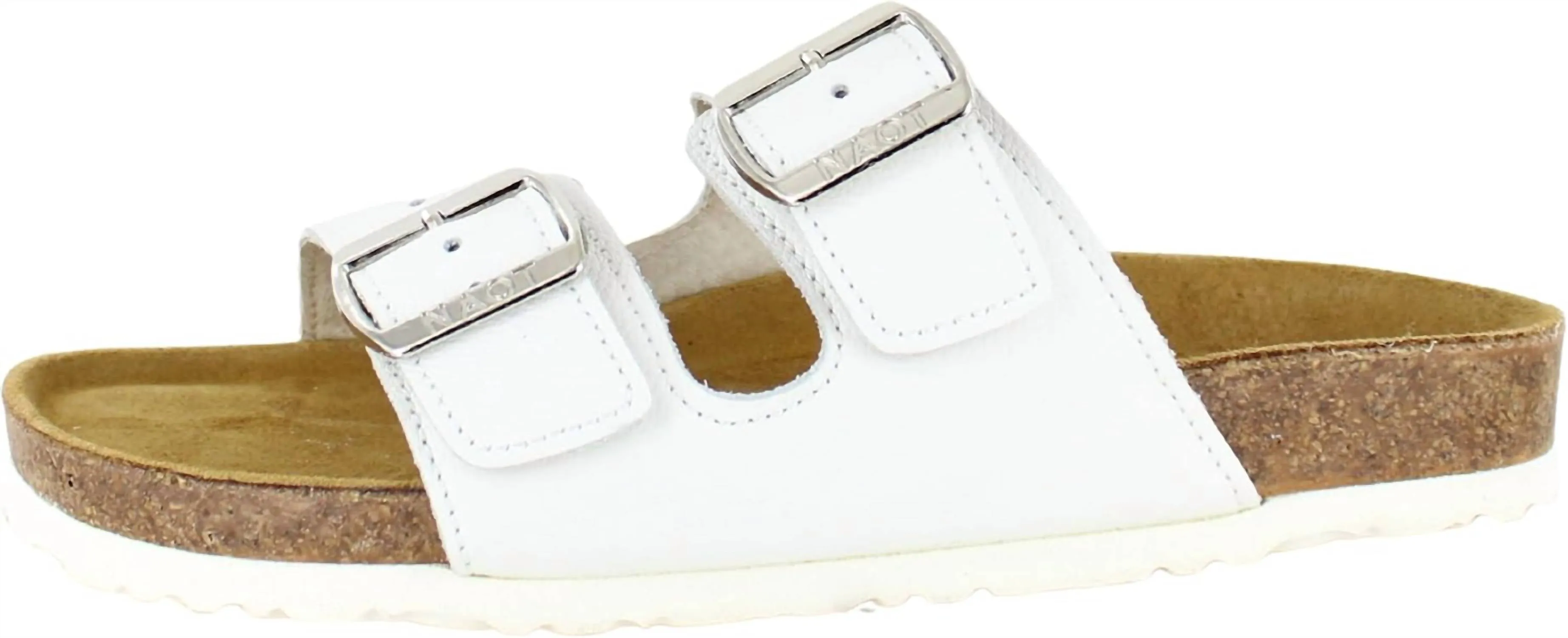 Women's Santa Barbara Leather Sandal In Soft White Leather
