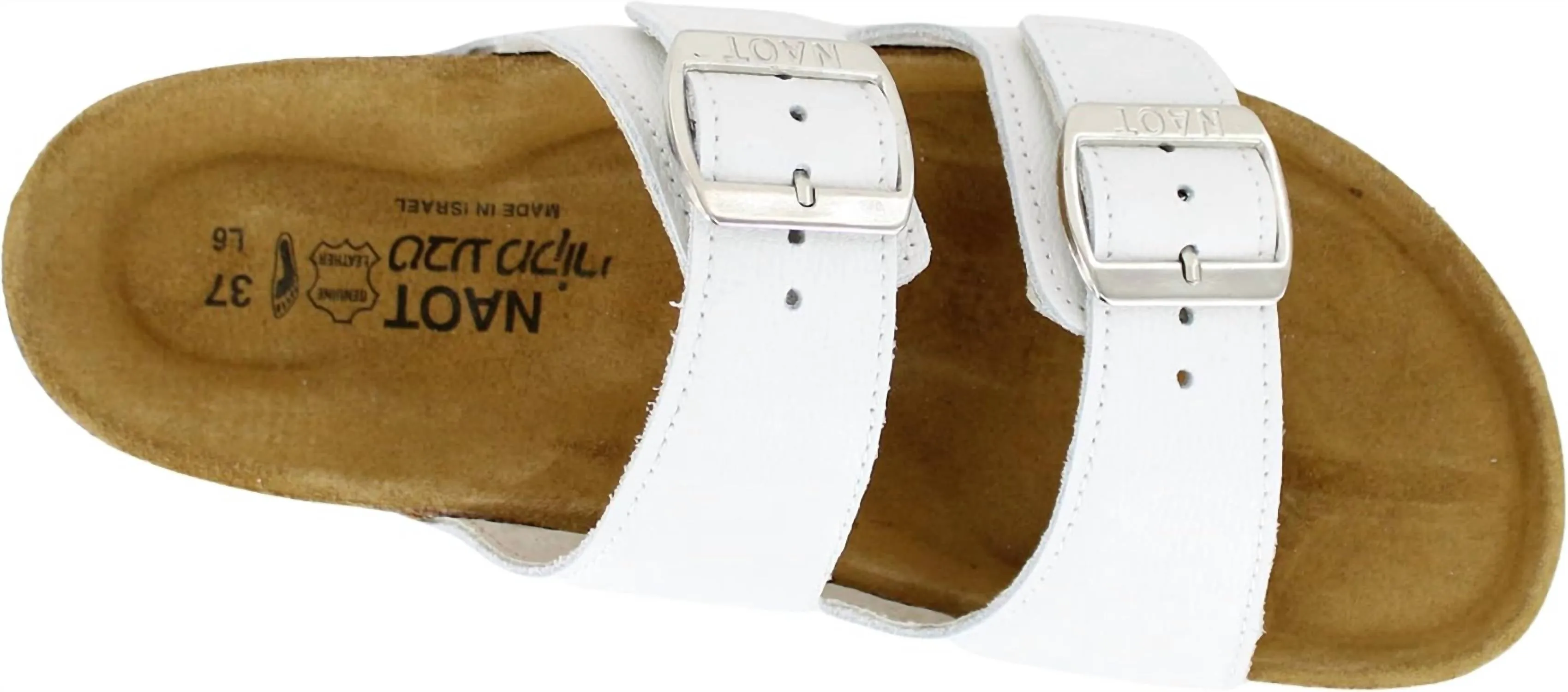 Women's Santa Barbara Leather Sandal In Soft White Leather