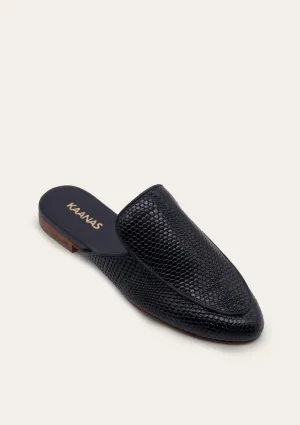 Women's Sardinia Leather Mule In Black
