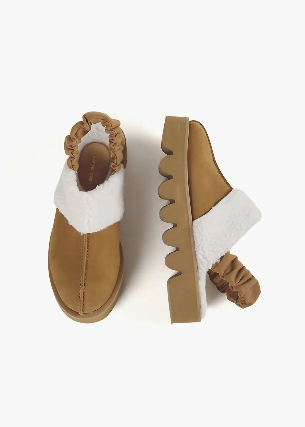 Women's Sherpa Sling Mule In Brown