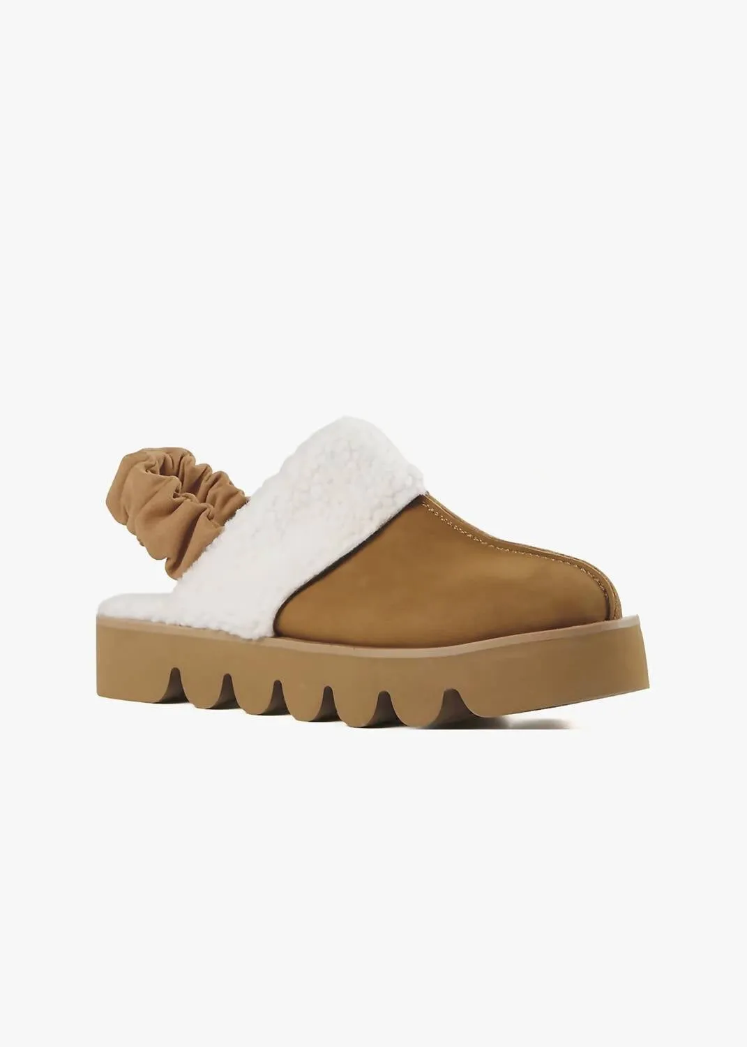Women's Sherpa Sling Mule In Brown
