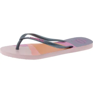 Womens Shimmer Flip-Flops