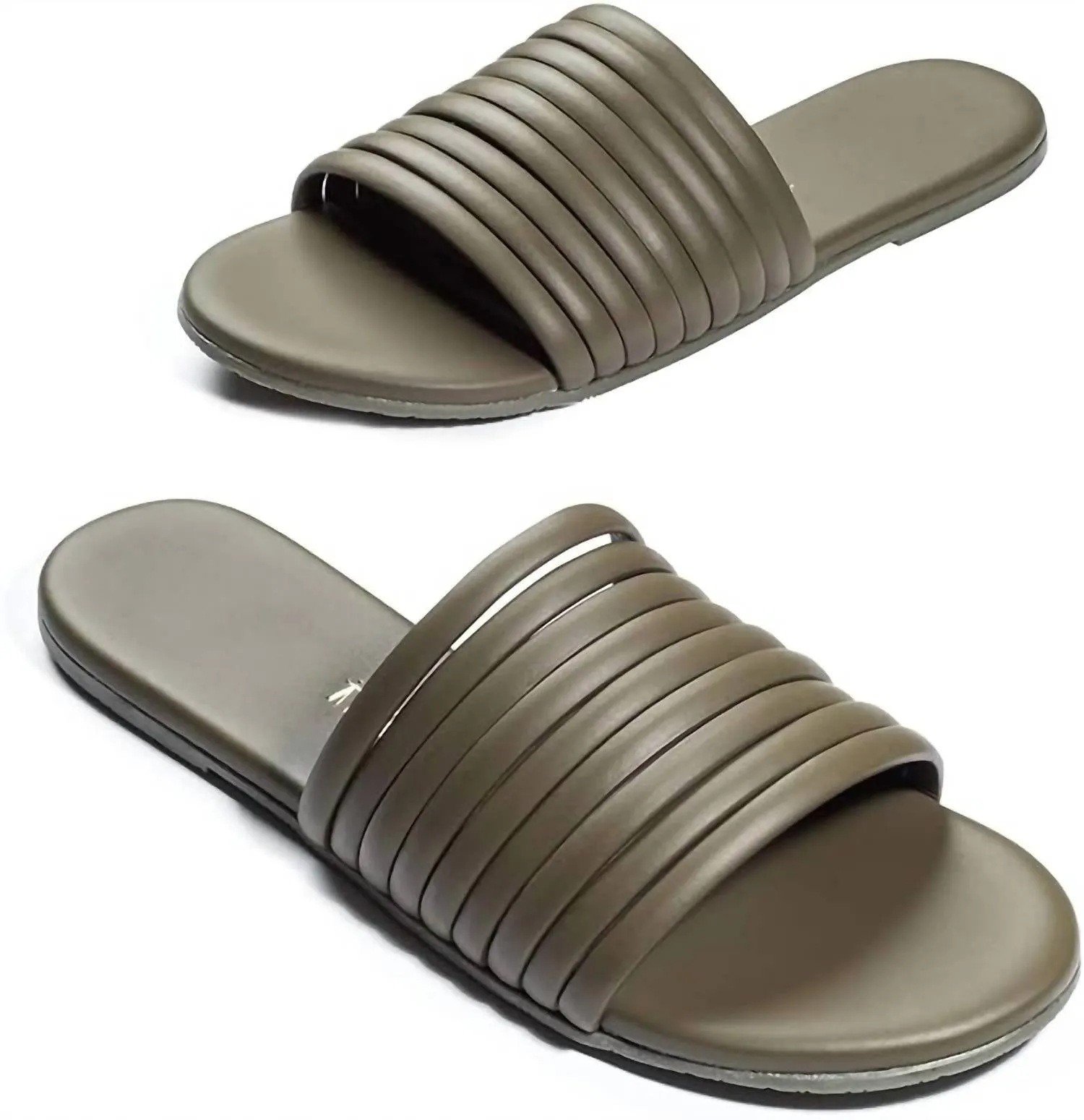 Women's Simple Sandal In Cargo Olive