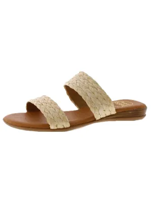 Womens Slip On Espadrille Wedge Sandals