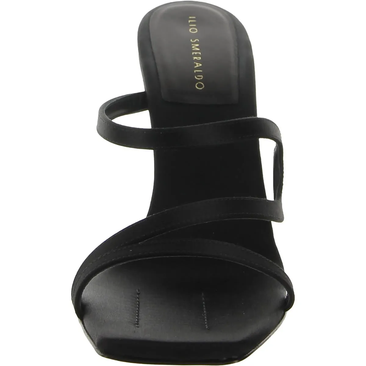 Womens Slip On Open Toe Heels