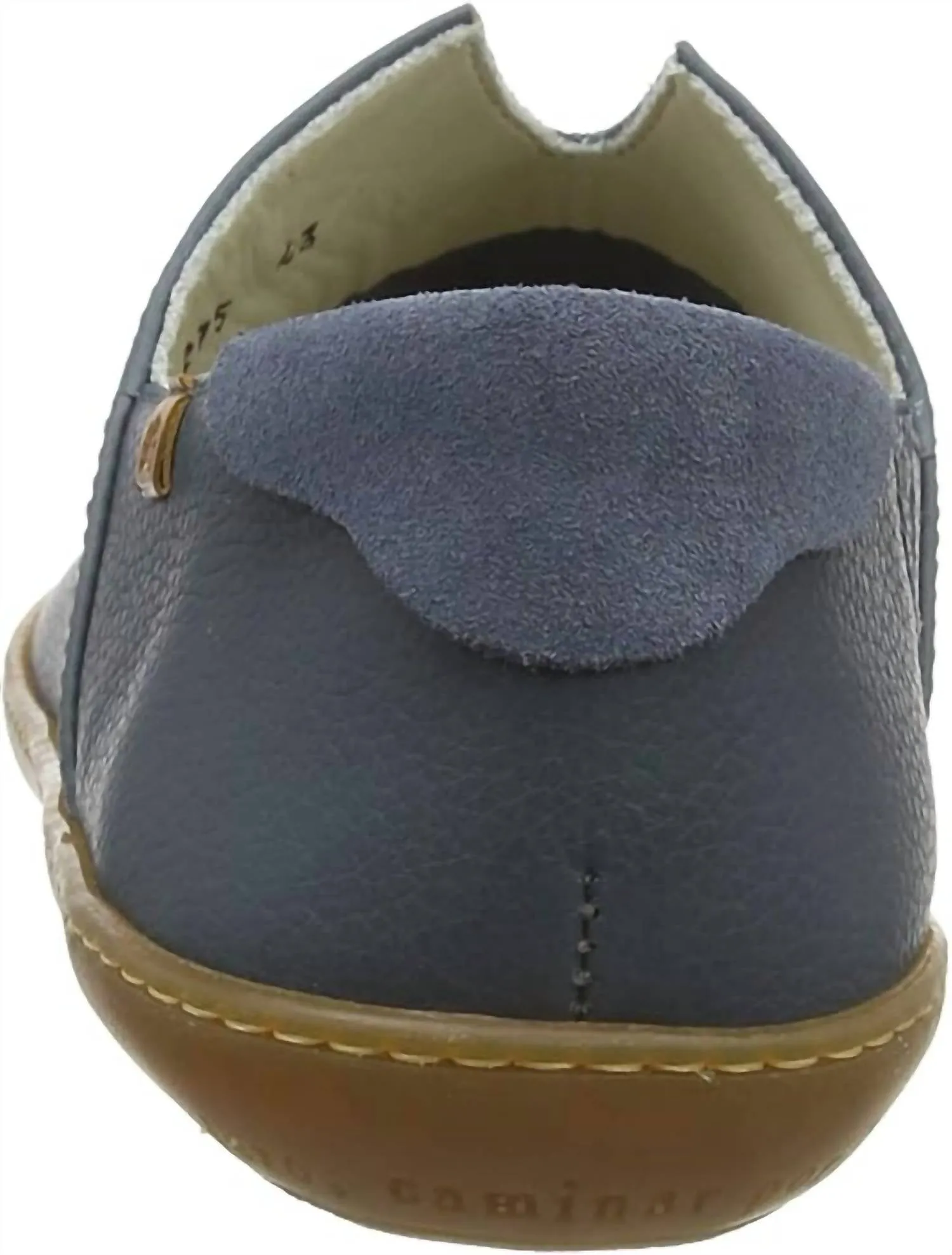 Womens Soft Grain El Viajero Slip-Ons In Vaquero