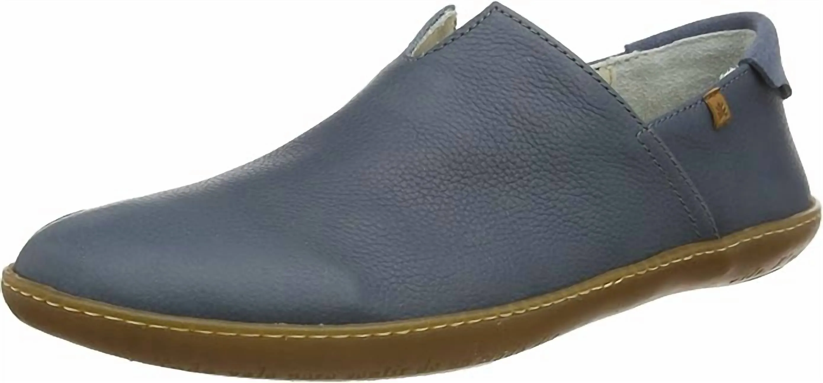 Womens Soft Grain El Viajero Slip-Ons In Vaquero