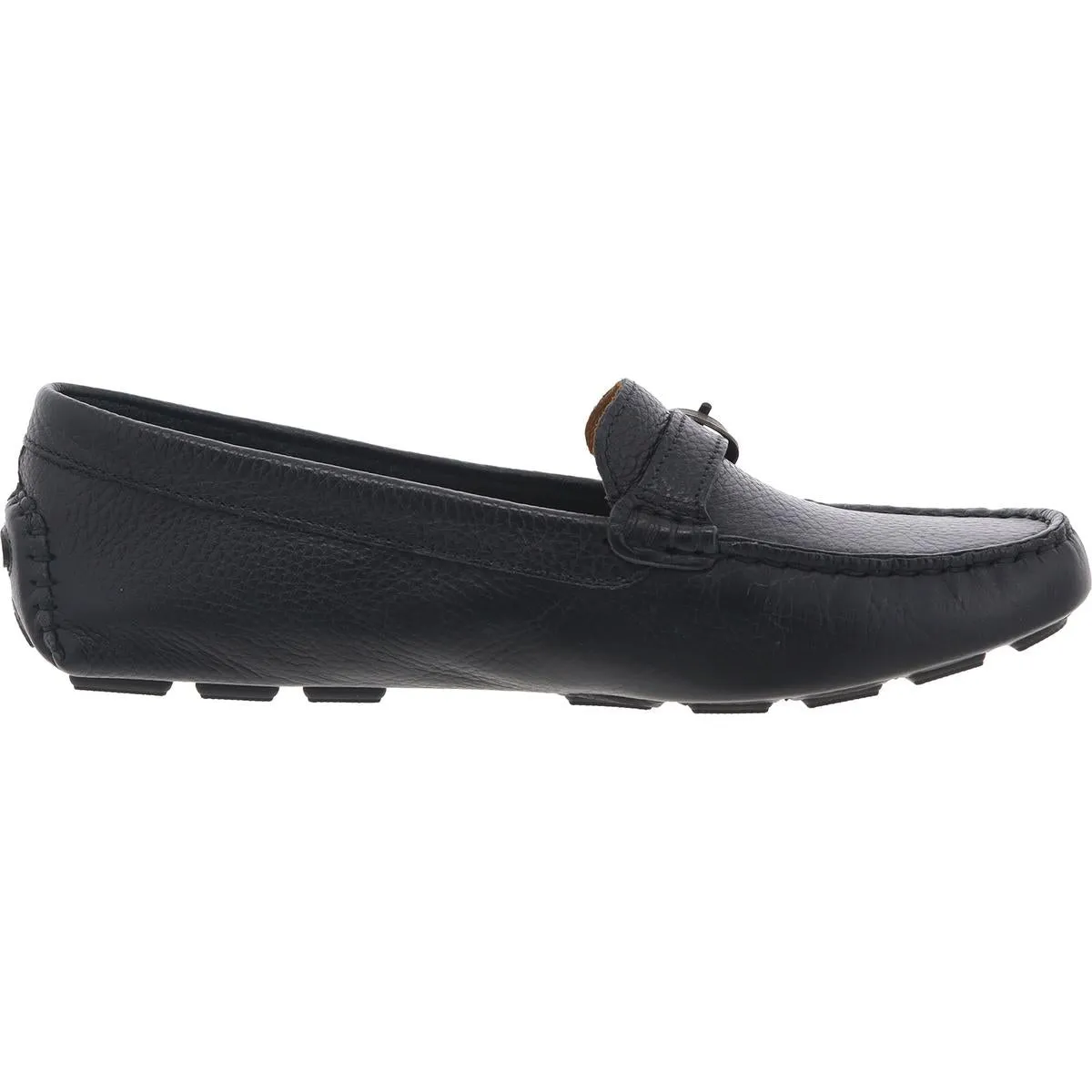 Womens Solid Leather Loafers