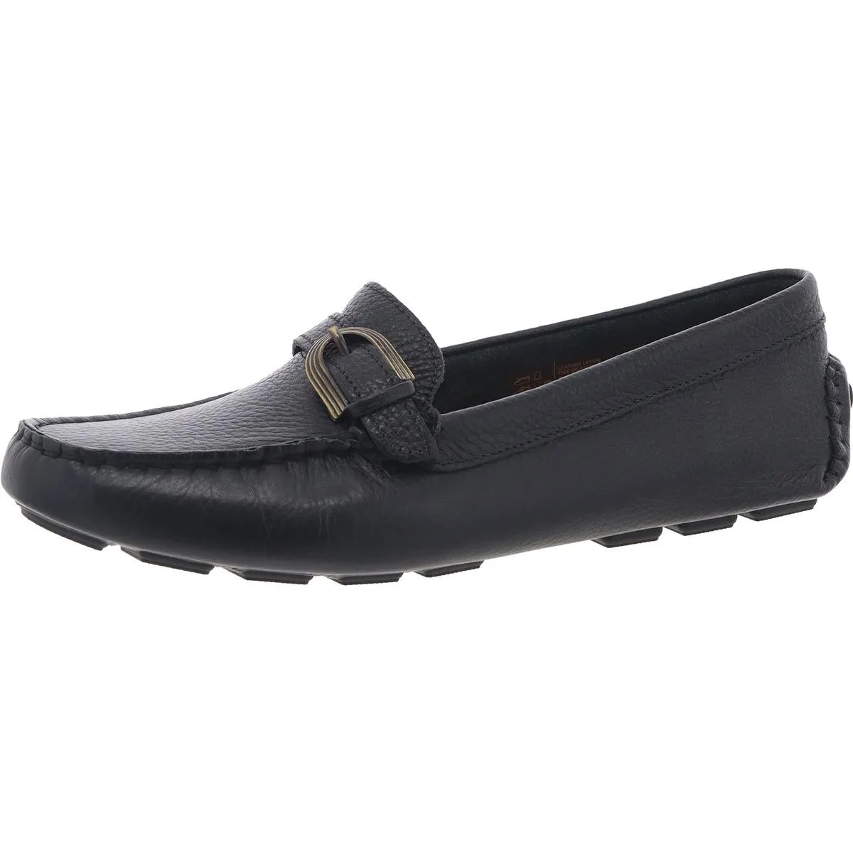 Womens Solid Leather Loafers
