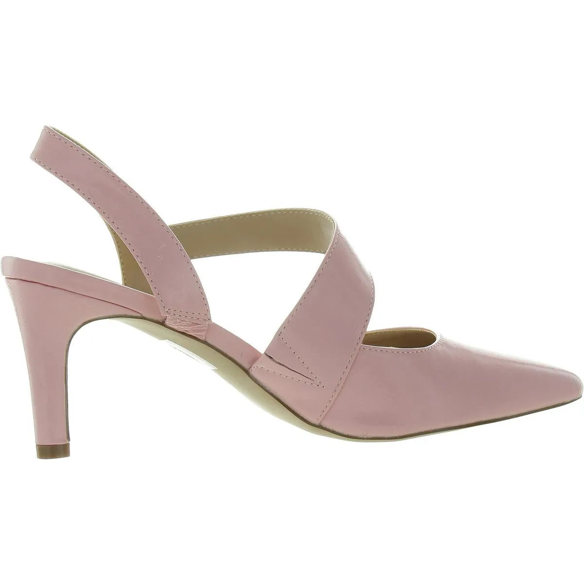 Womens Solid Man Made Pumps