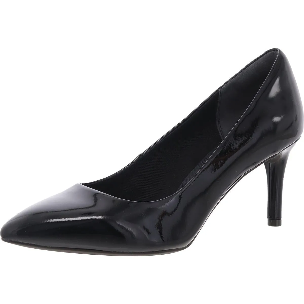 Womens Solid Man Made Pumps