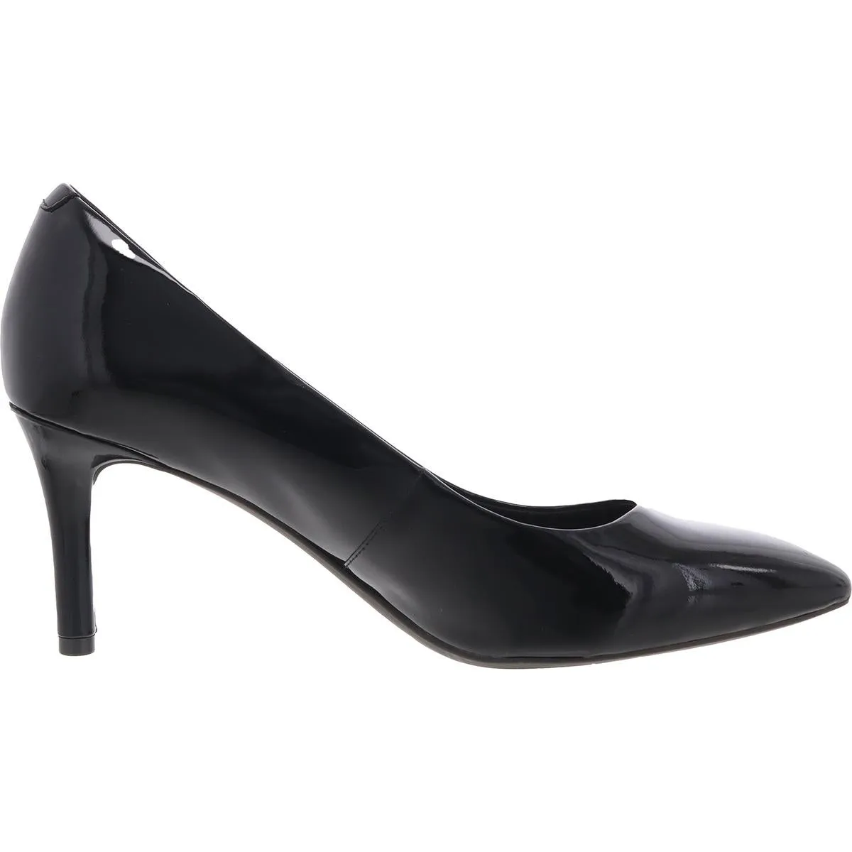 Womens Solid Man Made Pumps