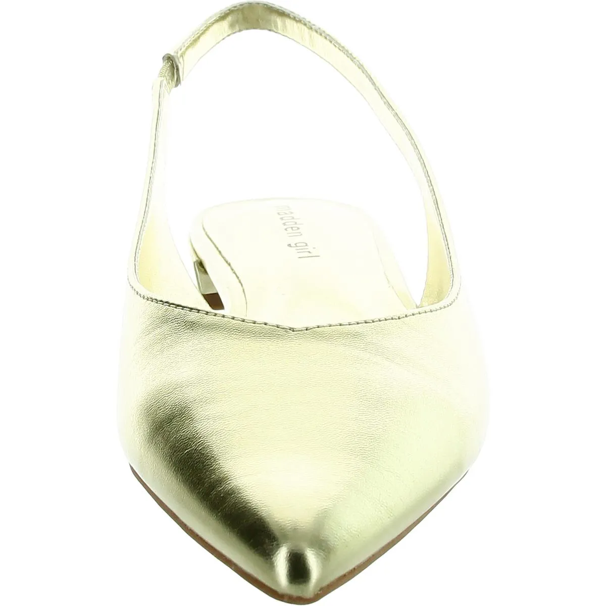 Womens Solid Man Made Slingbacks