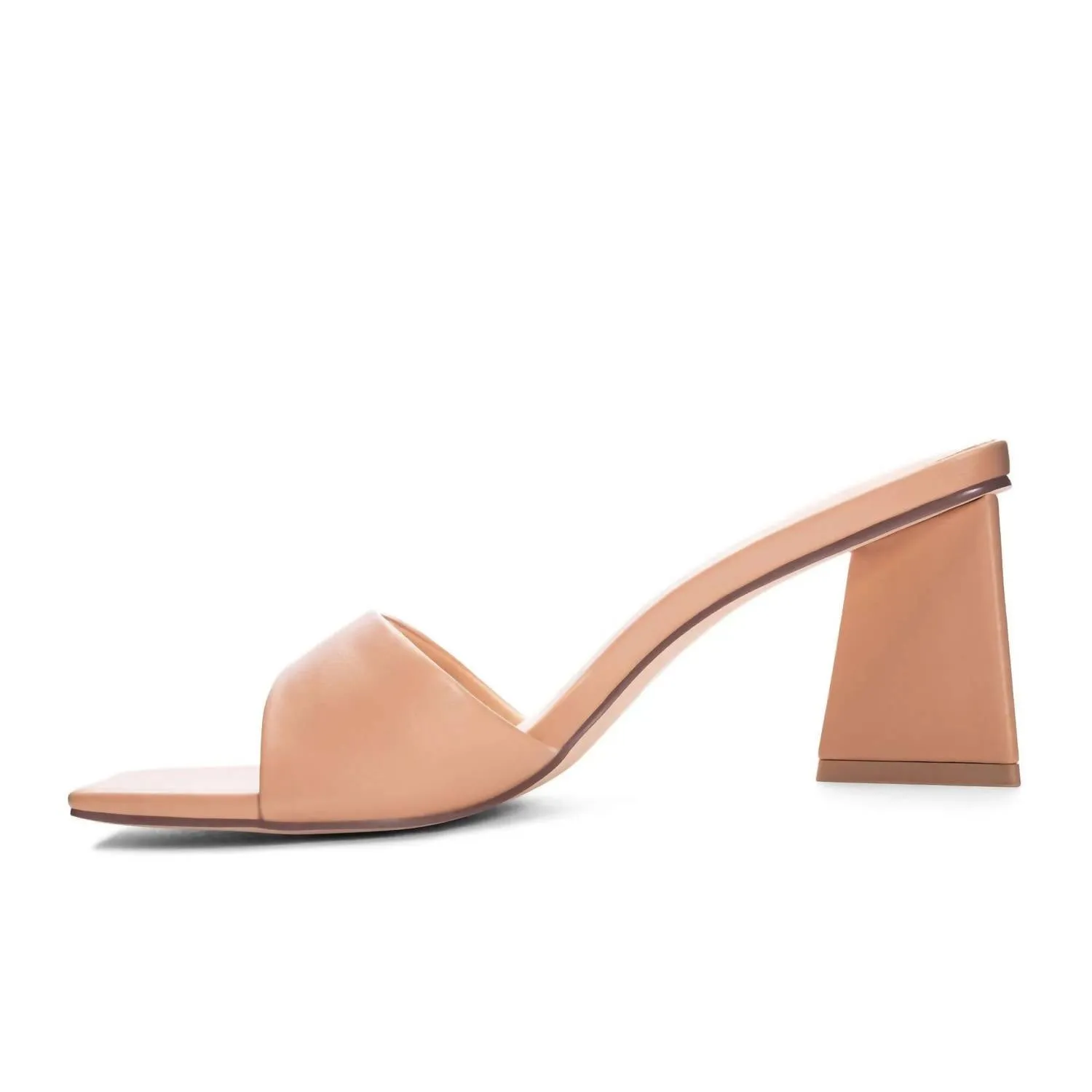 Women's Square Toe Heel In Nude