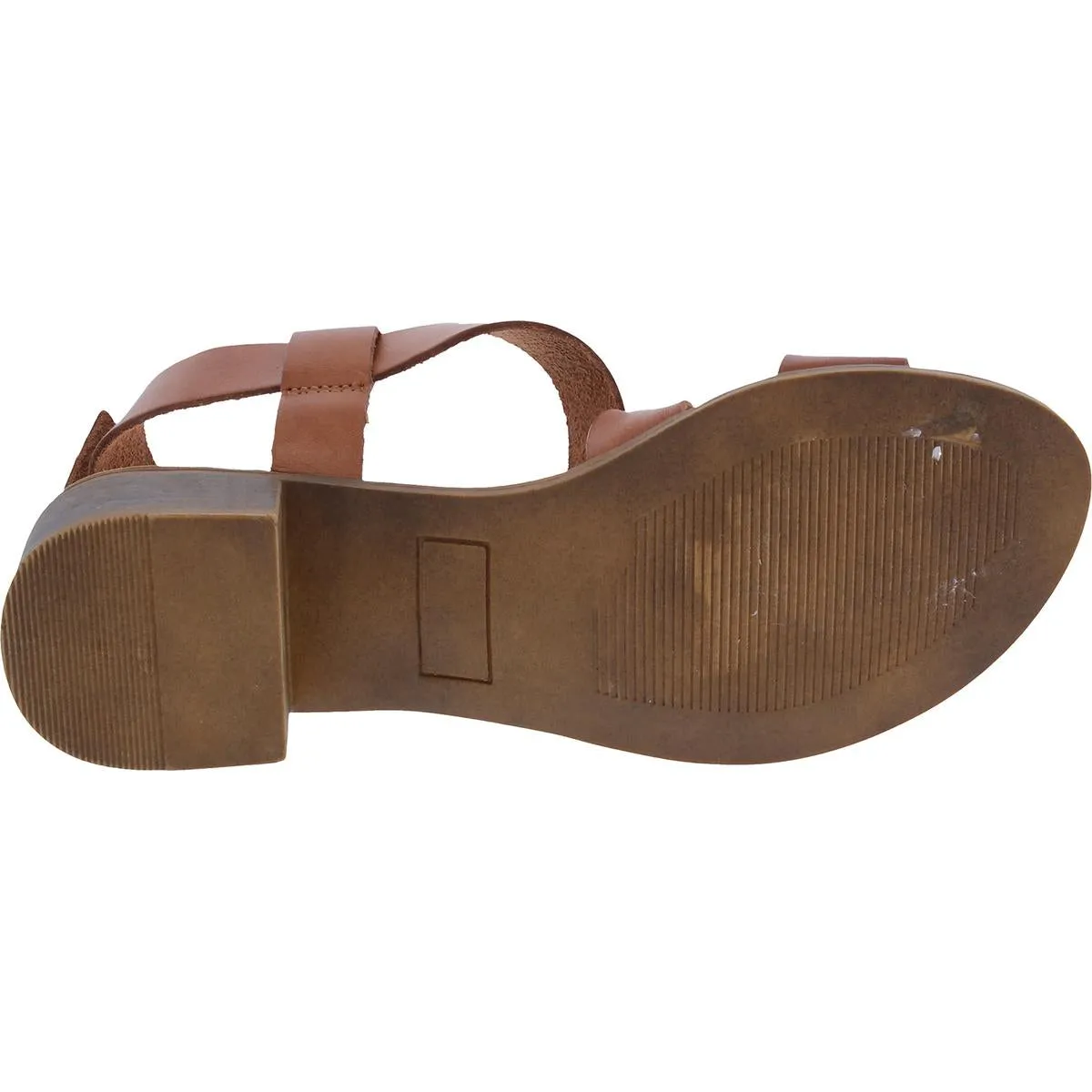 Womens Strappy Block Heel Strappy Sandals