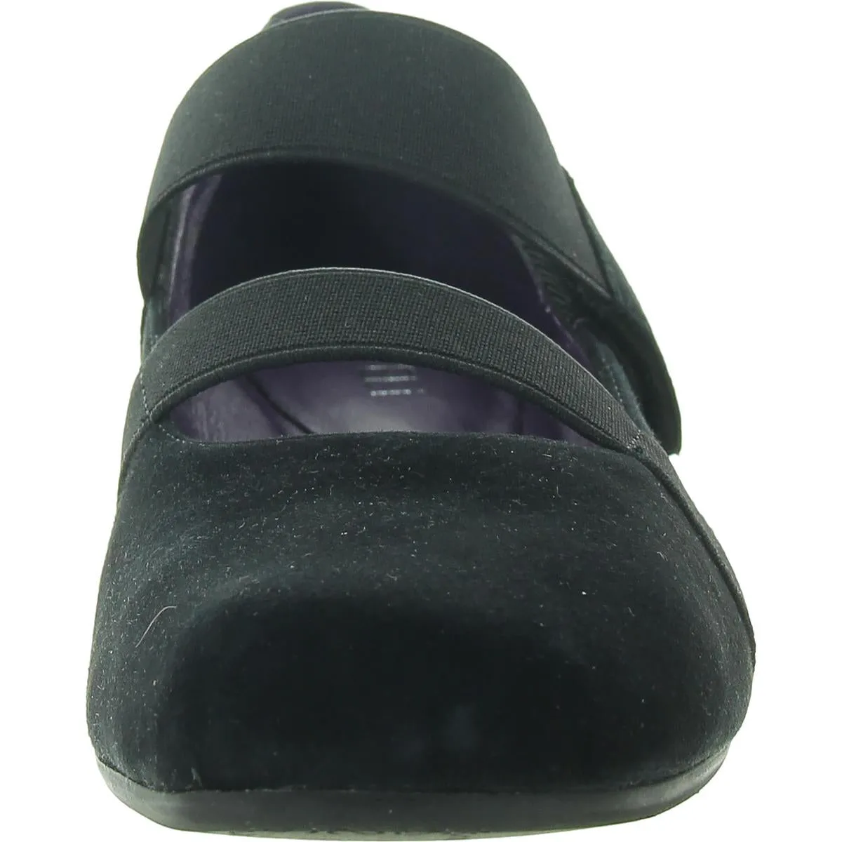 Womens Strappy Faux Suede Wedge Heels