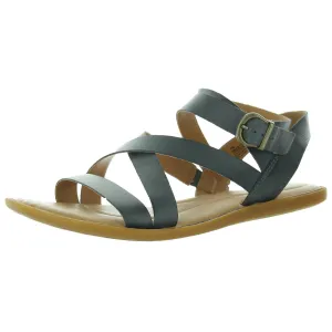 Womens Strappy Leather Ankle Strap