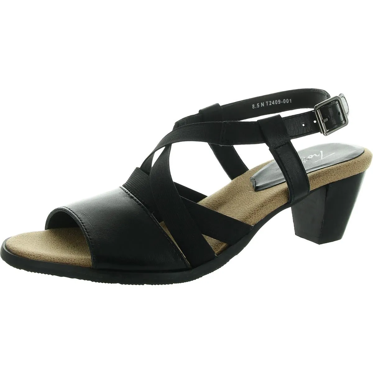 Womens Strappy Leather Heels