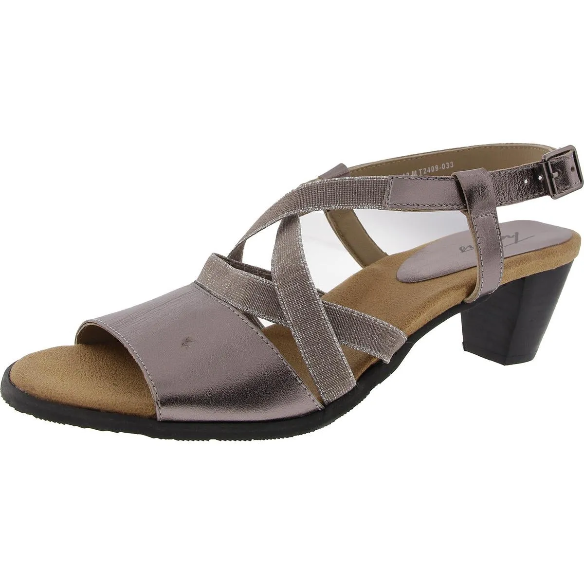Womens Strappy Leather Heels