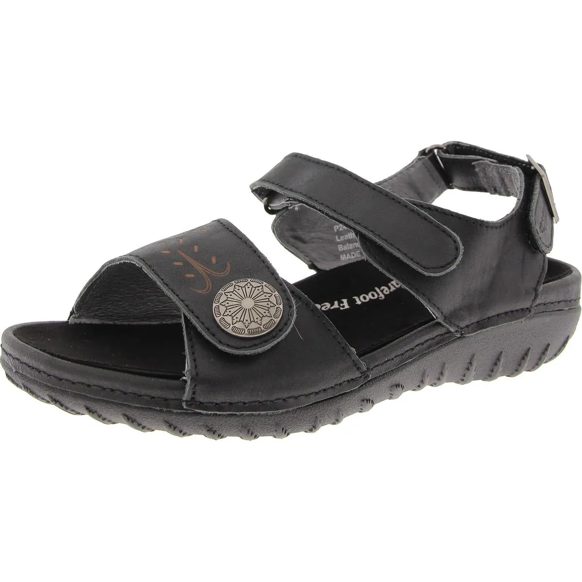 Womens Strappy Leather Strappy Sandals