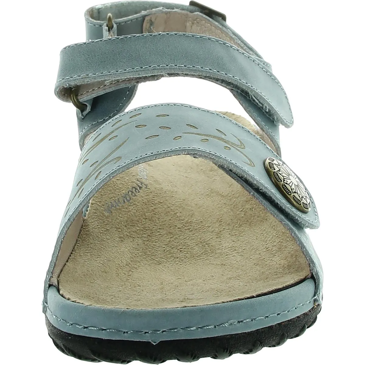 Womens Strappy Leather Strappy Sandals