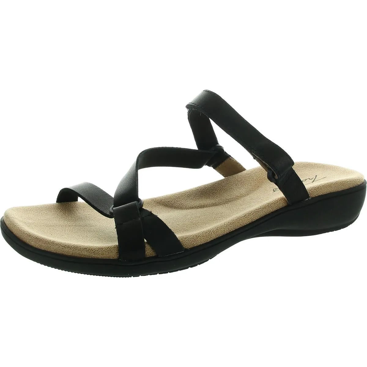Womens Strappy Slide Sandals