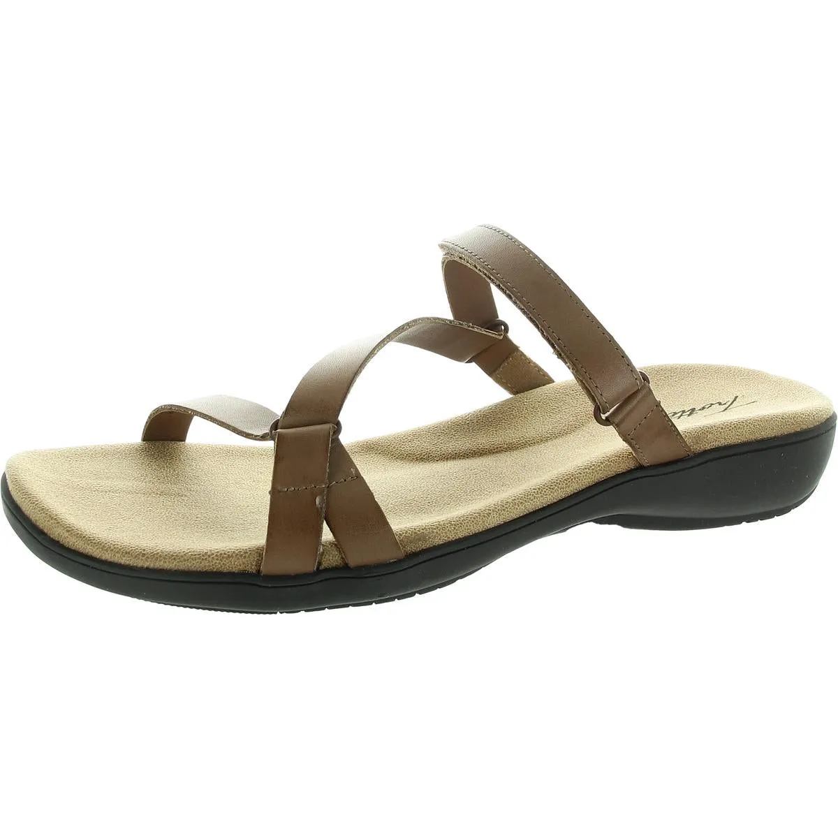 Womens Strappy Slide Sandals