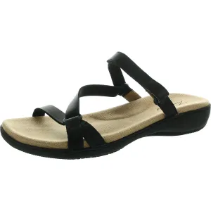 Womens Strappy Slide Sandals