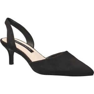 Womens Stretch Manmade Slingback Heels
