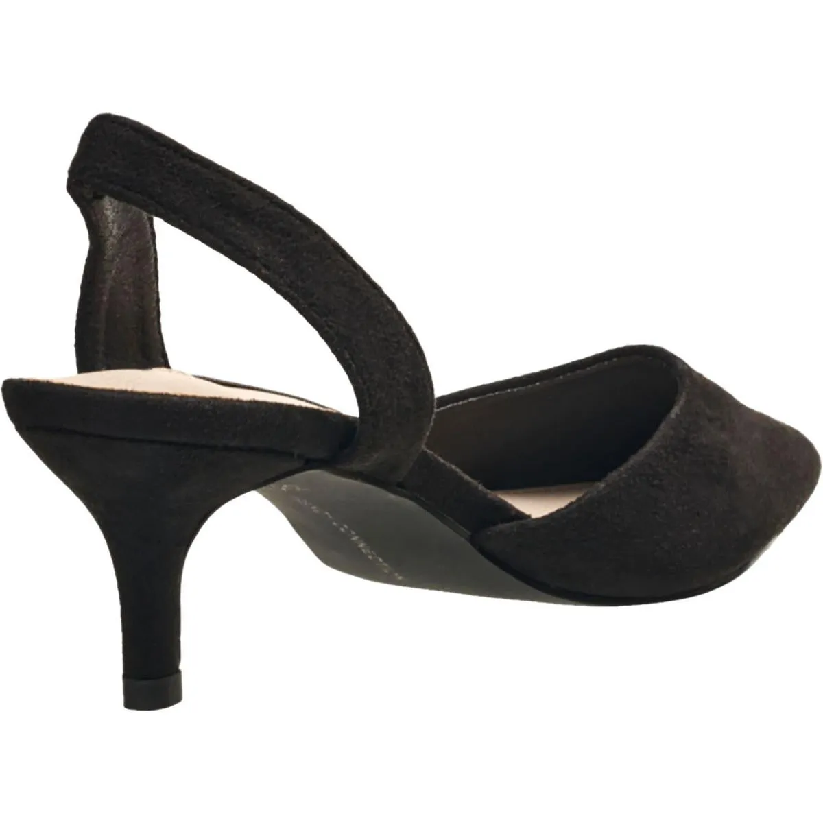 Womens Stretch Manmade Slingback Heels