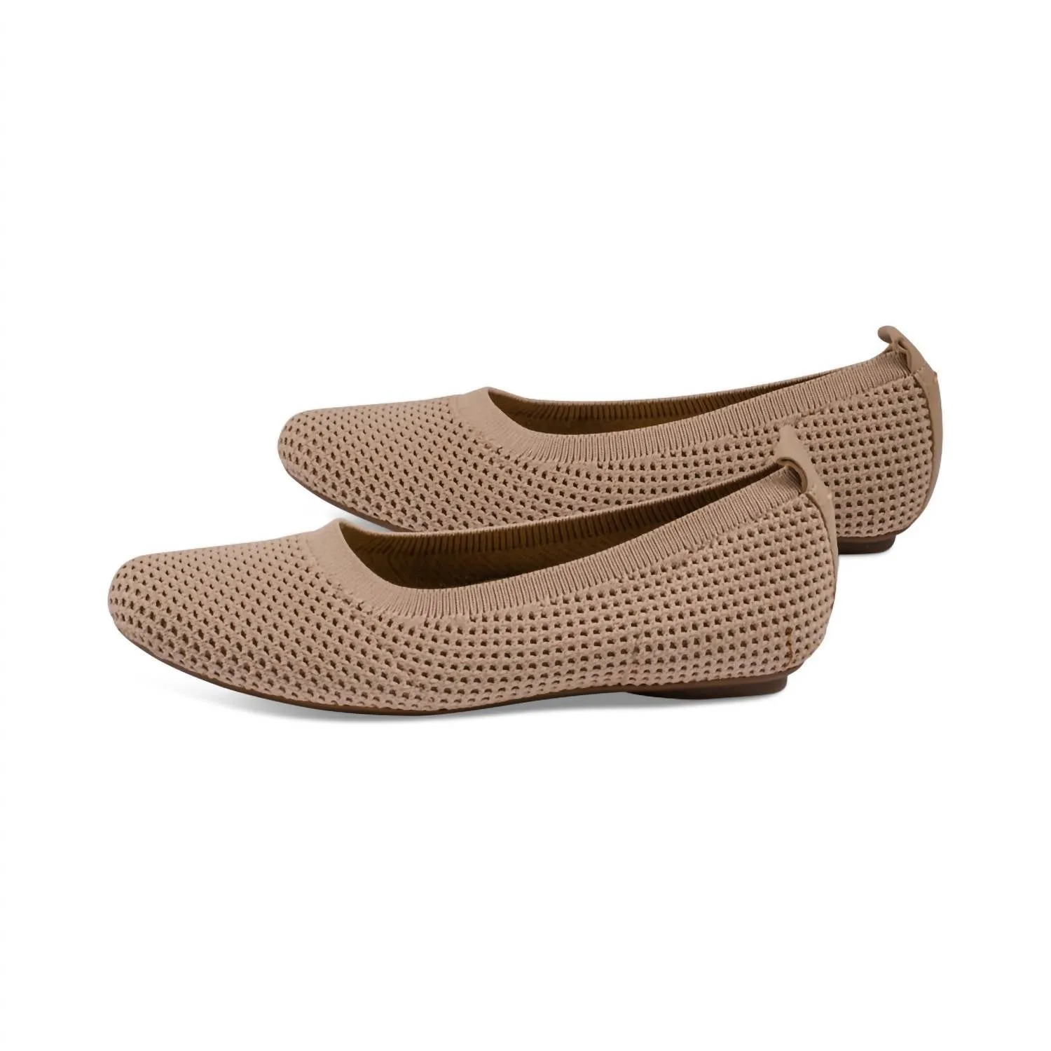 Women's Suvi Stretch Knit Flat In Ecru