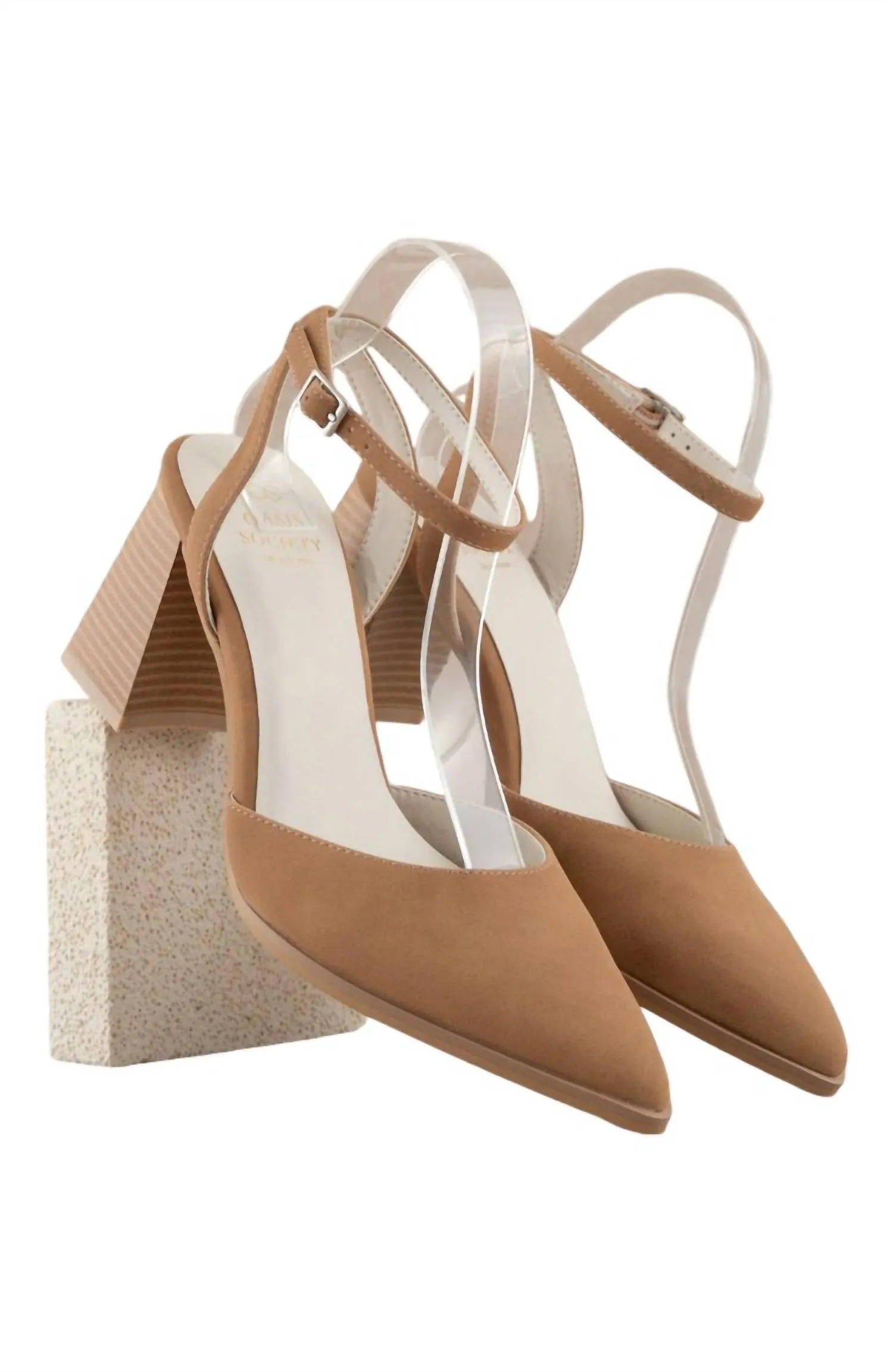 Women's The Princess Pump Shoe In Camel
