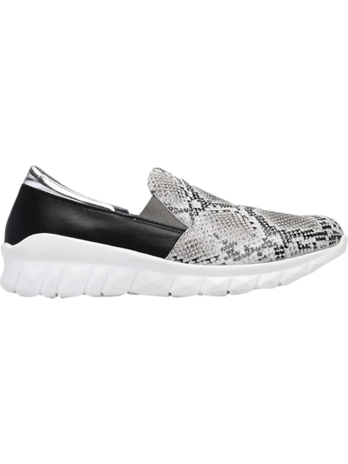 Women's Titan Slip On Shoe In Black Croc