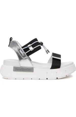 Women's T.mikebis Sandal In Black/silver