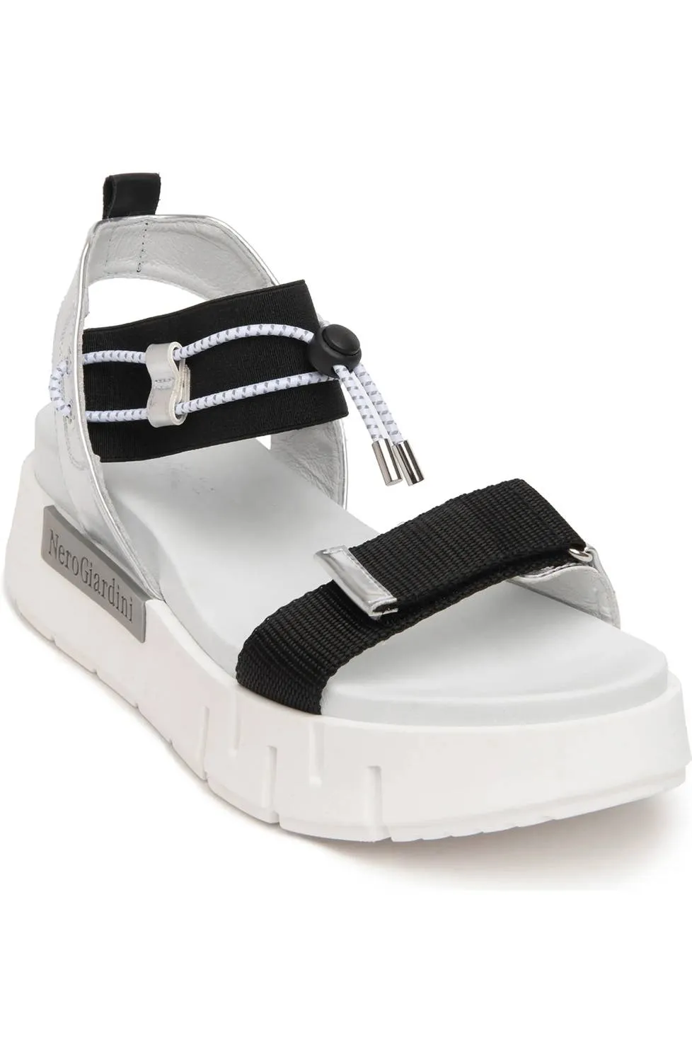 Women's T.mikebis Sandal In Black/silver